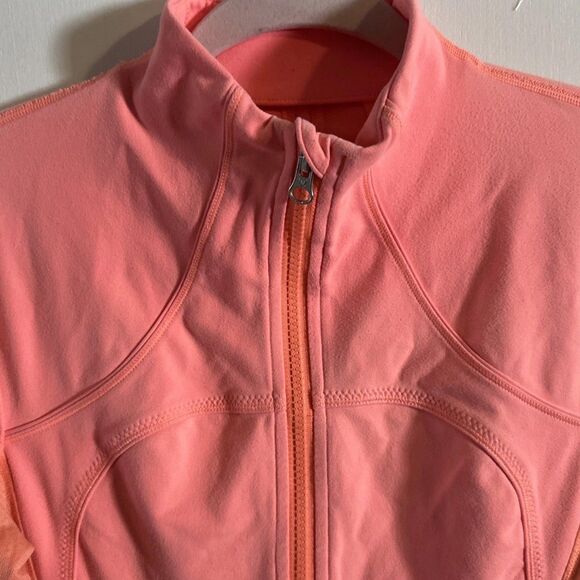 LULULEMON Forme Jacket Pop Orange Size 8 - Picture 2 of 9